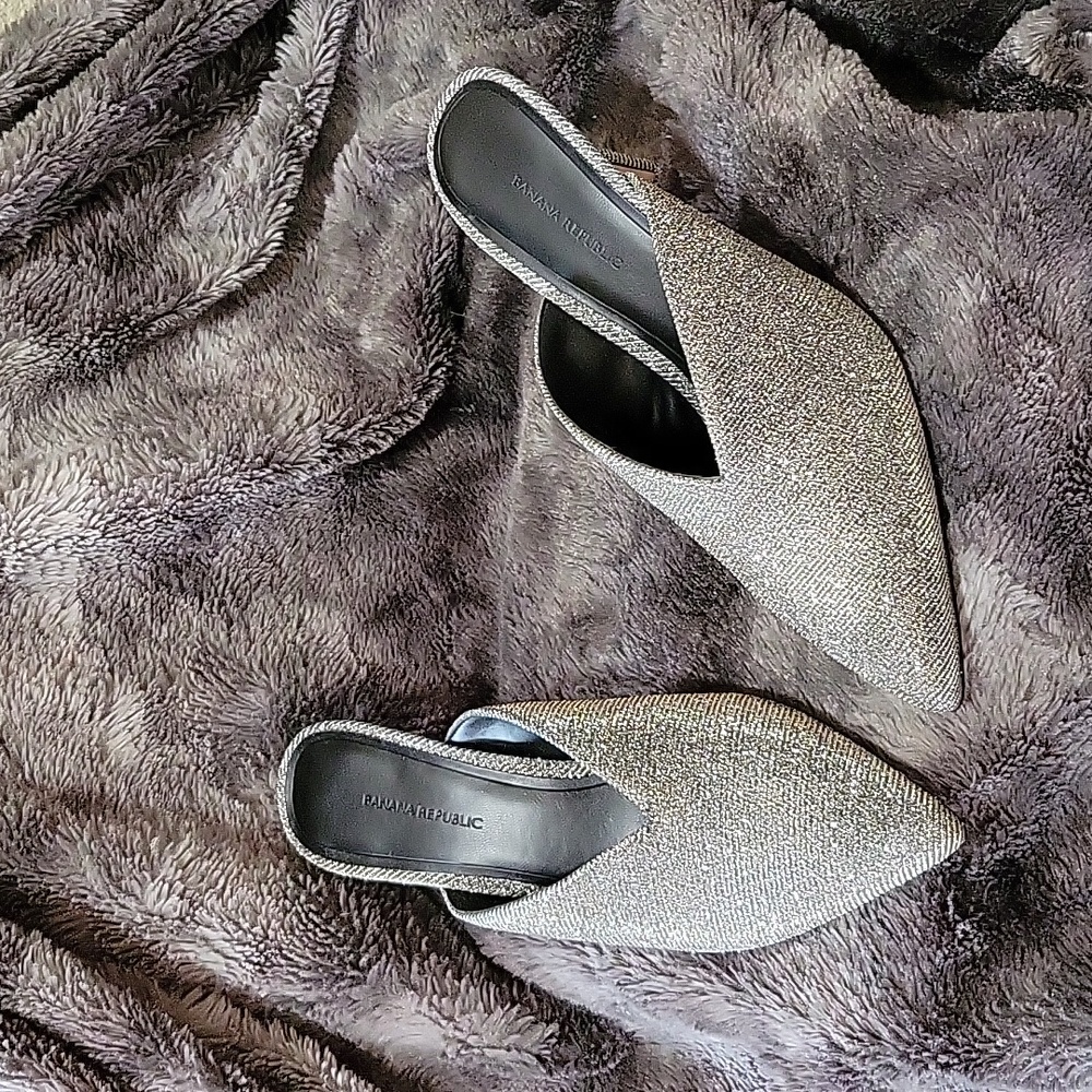Banana Republic Glitter Mule Pump